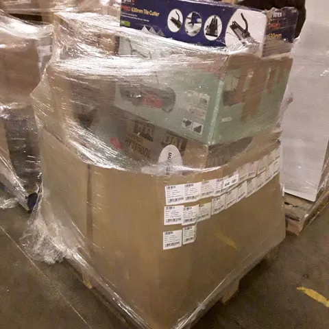 PALLET OF APPROXIMATELY ASSORTED HOUSEHOLD & ELECTRICAL ITEMS INCLUDING