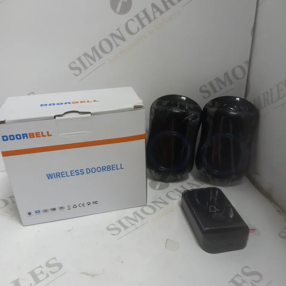 BOXED DESIGNER WIRELESS DOORBELL SET 