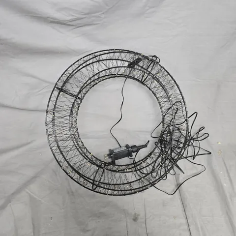 IDEAL WORLD BLACK LED WREATH