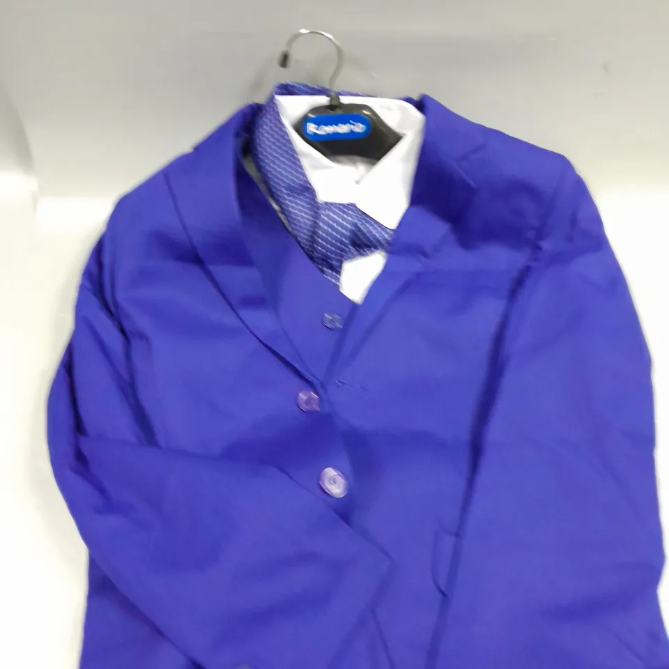 ROMARIO COLLECTION BOYS ROYAL BLUE SUIT - 12YRS	