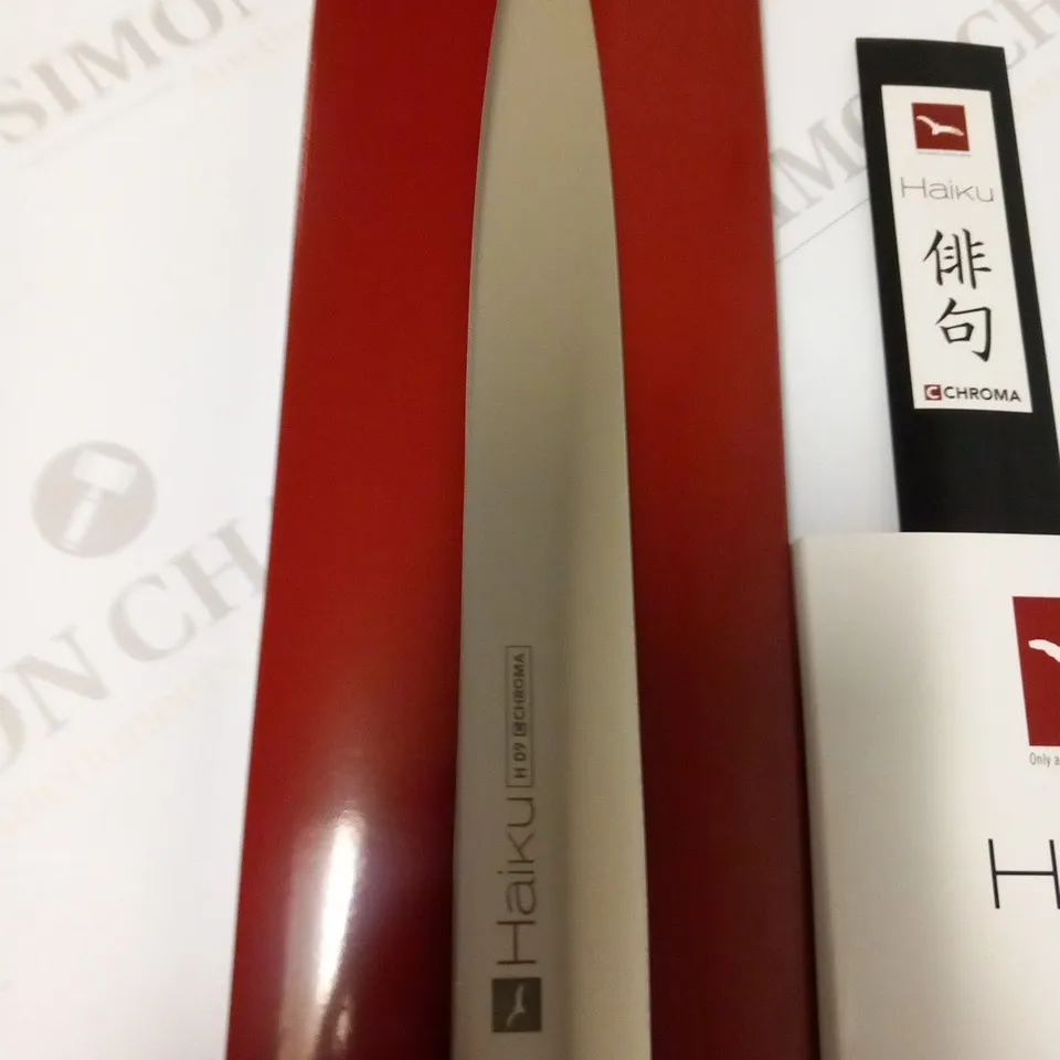 BRAND NEW BOXED CHROMA HAIKU H09 26CM CARVING KNIFE