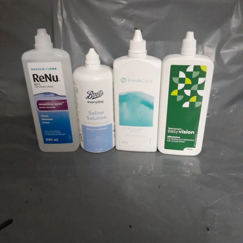 APPROXIMATELY 20 ASSORTED CONTACT LENS SOLUTIONS - COLLECTION ONLY