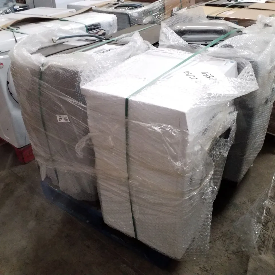 PALLET OF APPROXIMATELY 4 UNPROCESSED RAW RETURN WHITE GOODS TO INCLUDE;