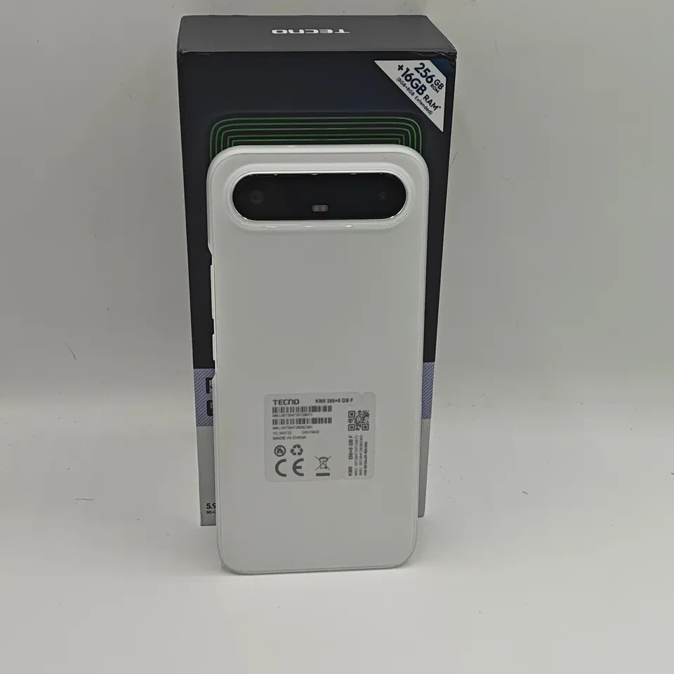 TECNO KM9 256+8GB ANDROID MOBILE IN WHITE