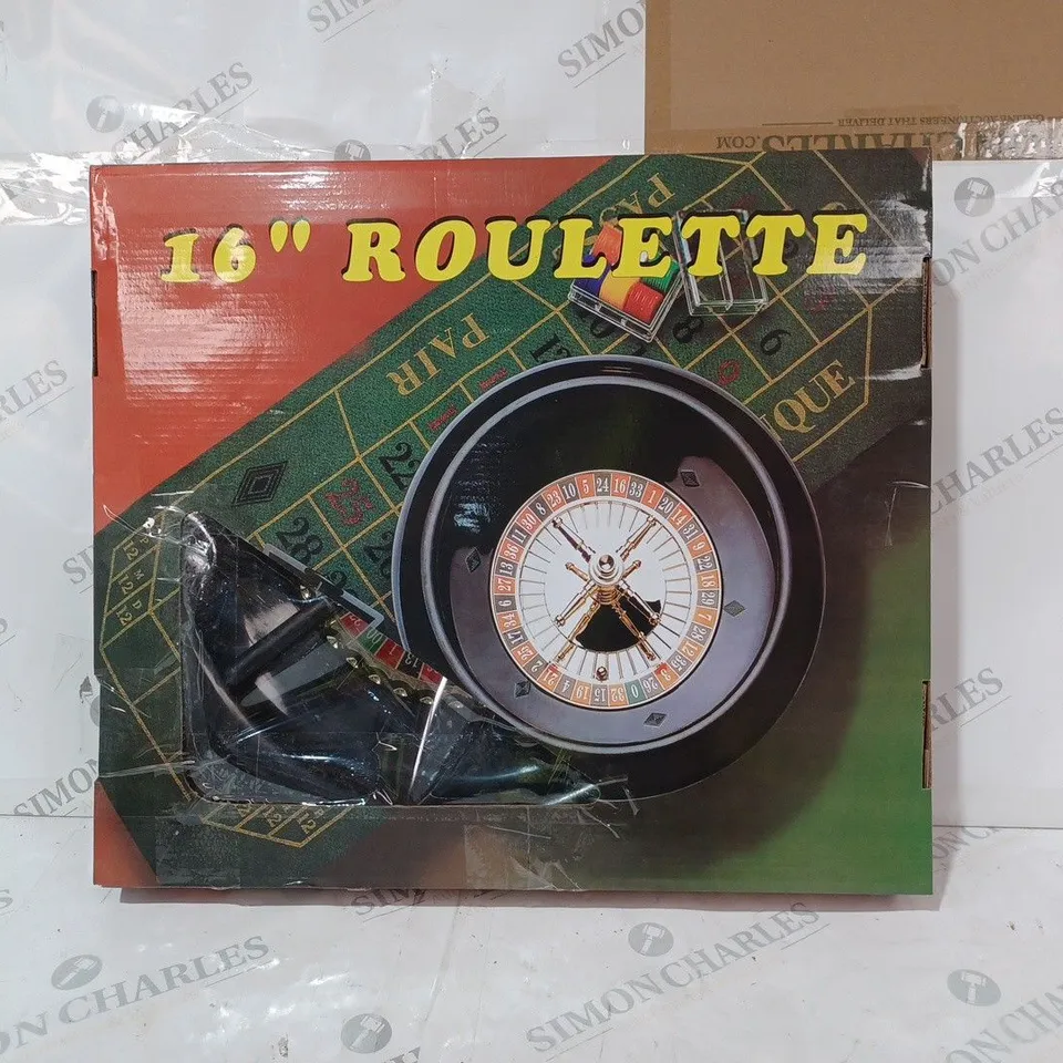 BOXED 16" ROULETTE SET