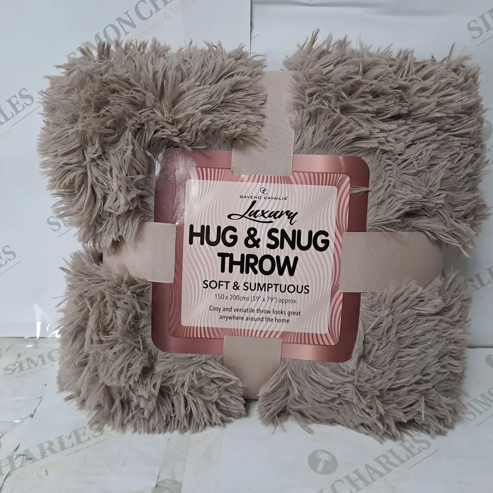 GAVENO CAVAILIA LUXURY HUG & SNUG THROW APPROX. 150CM X 200CM  