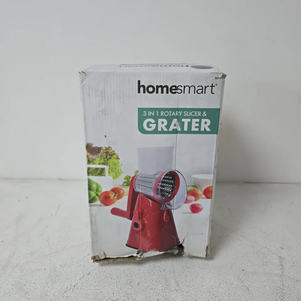 12 BOXED HOMESMART 3IN1 ROTARY GRATERS