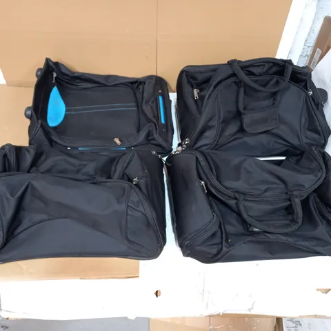 LOT OF 4 ASSORTED SUITCASE CABIN BAGS