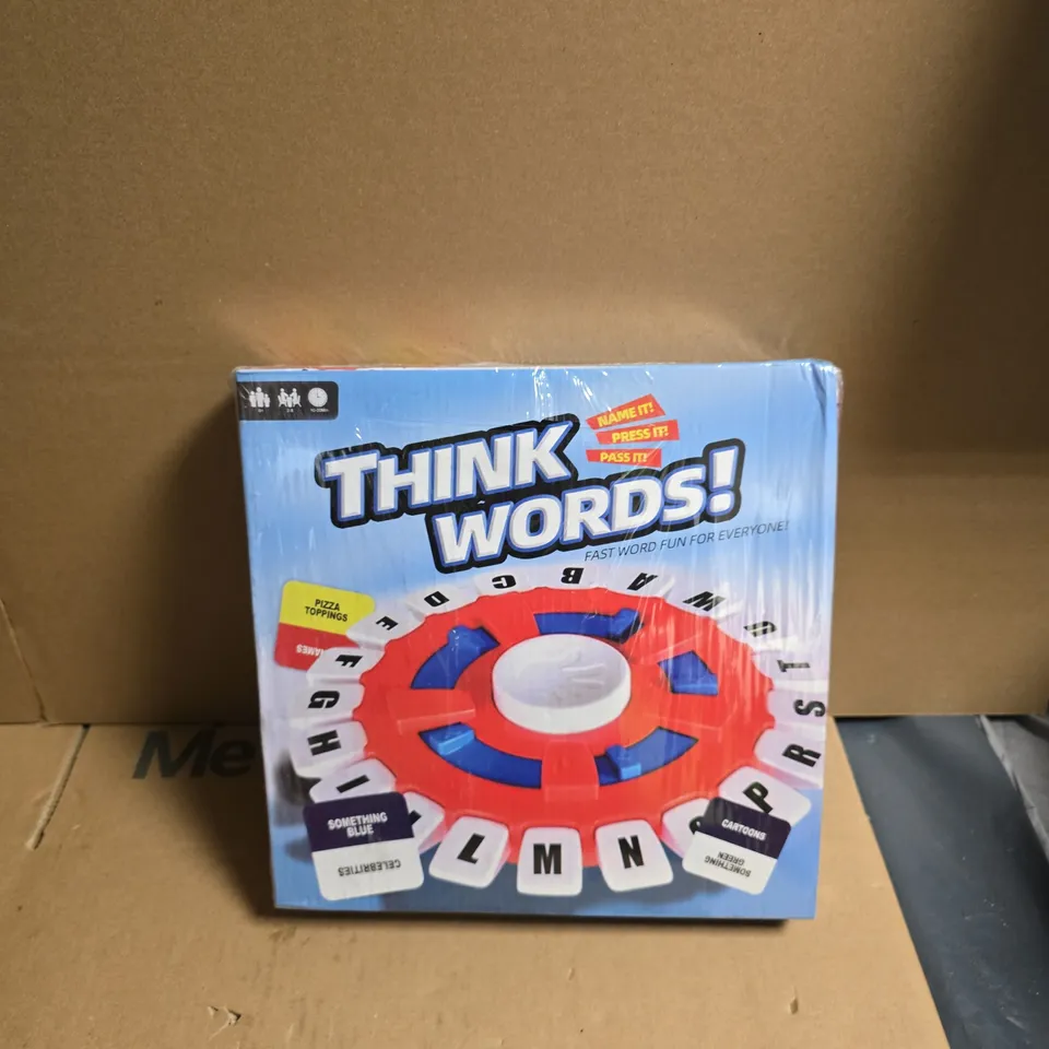 THINK WORDS! WORD GAME – BOXED