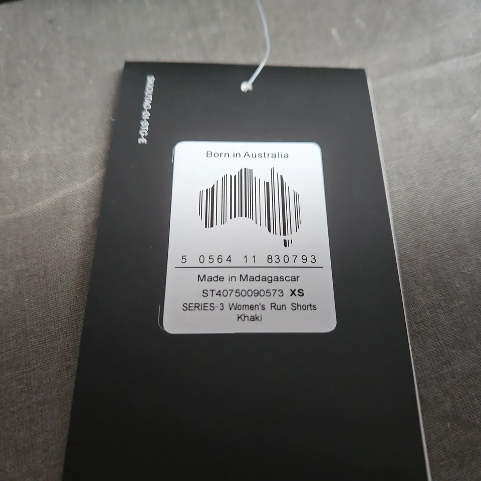 SKINS SERIES-3 WOMEN'S RUN SHORTS KHAKI – XS