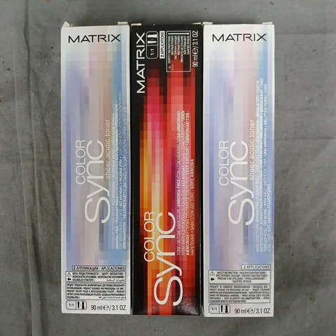 BOX OF APPROXIMATELY 20 ASSORTED MATRIX SO COLOUR SYNC PRODUCTS