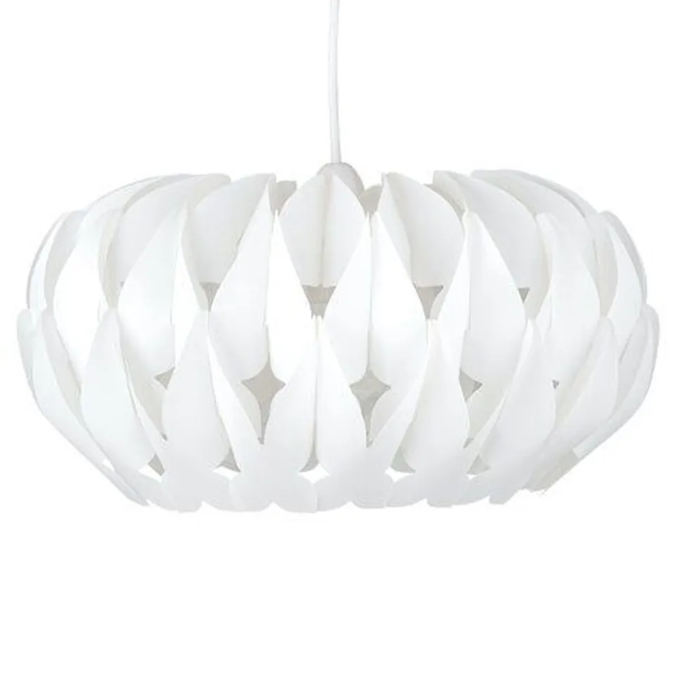 BOXED WHITE WAVE EASY FIT LIGHT SHADE