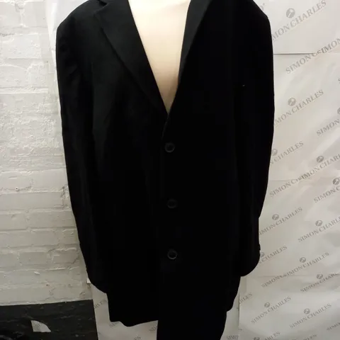 VRY MAN BLACK BUTTON FRONT JACKET - 3XL