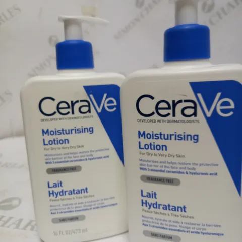 LOT OF 2 CERAVE MOISTURISING LOTIONS