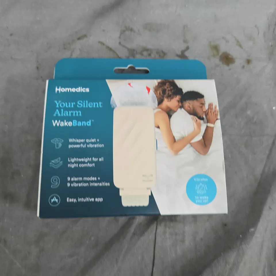 HOMEDICS YOUR SILENT ALARM WAKEBAND – BOXED