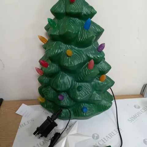 BOXED MR CHRISTMAS INDOOR OUTDOOR MOLDED CHRISTMAS TREE