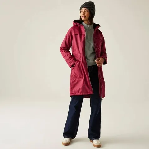BRAND NEW REGATTA WOMENS ROMINE II JACKET IN RUMBA RED - UK 26
