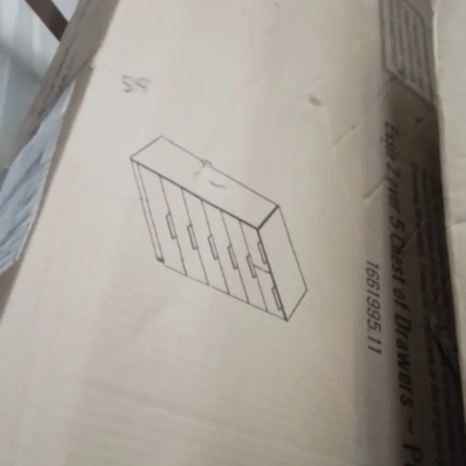 BOXED GLENHAVEN 7 DRAWER 60CM W TALLBOY CHEST