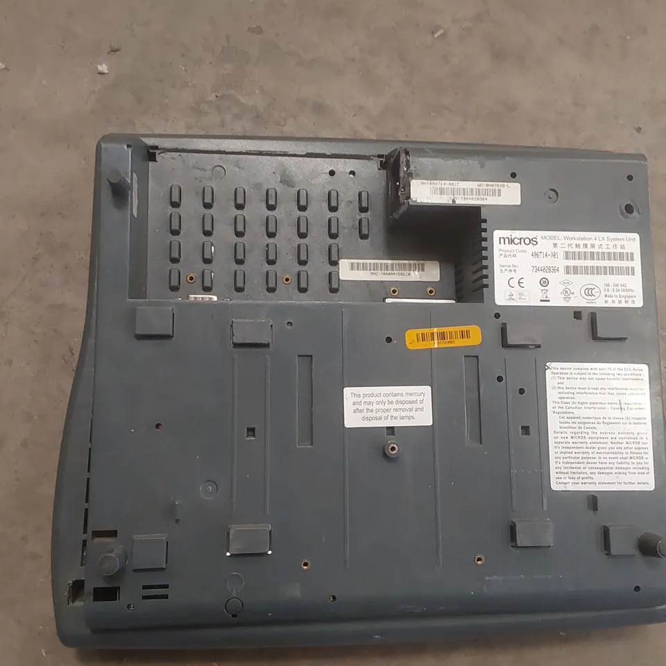 MICROS WORKSTATION 4 LX SYSTEM UNIT