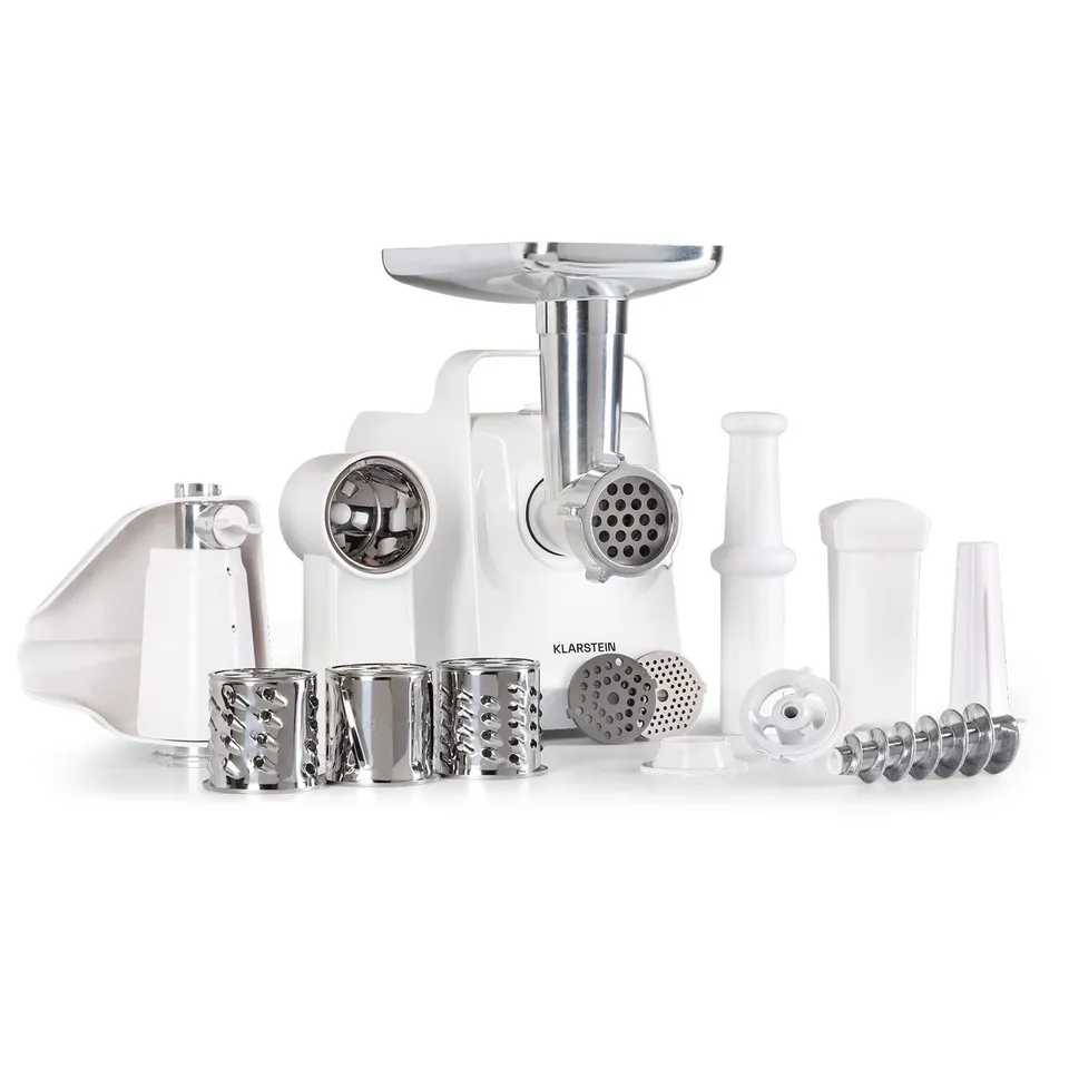 MIGHTY MINCE ELECTRIC MEAT GRINDER IN WHITE