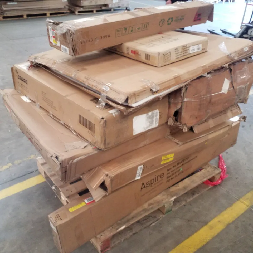 PALLET CONTAINING ASSORTED FLATPACK FURNITURE PARTS 