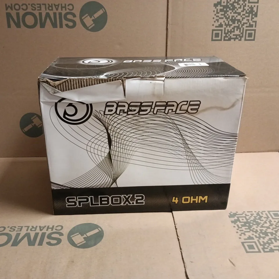 BASS FACE SPLBOX.2 40HM MARINE BOX SPEAKER SYSTEM 3 WAY WEATHERPROOF BOXED
