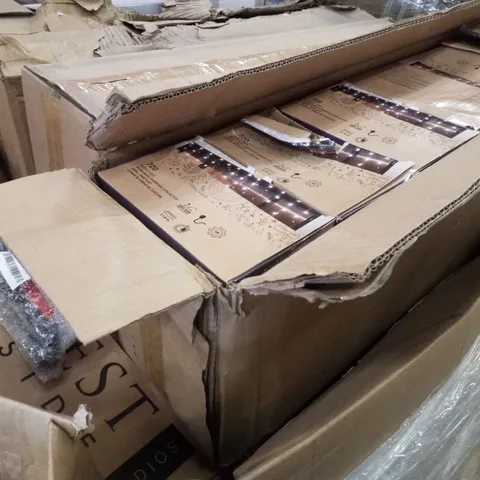 PALLET CONTAINING ASSORTED PRODUCTS INCLUDING ICICLE LIGHTS, LED FLOODLIGHT, CAR CANES & MICROWAVE