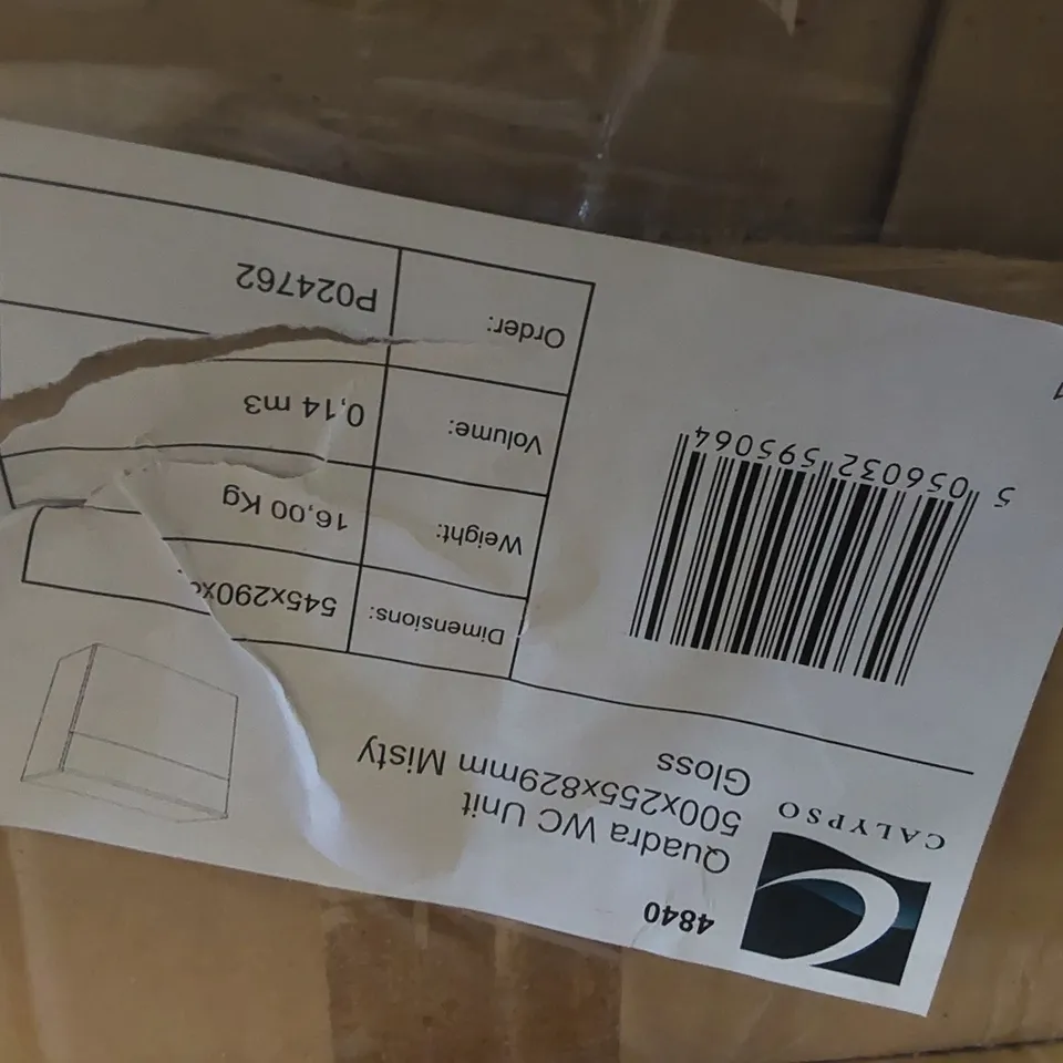 PALLET OF ASSORTED BATHROOM FURNITURE PARTS INCLUDING: WC UNIT CARCASSES, WALL UNIT ECT