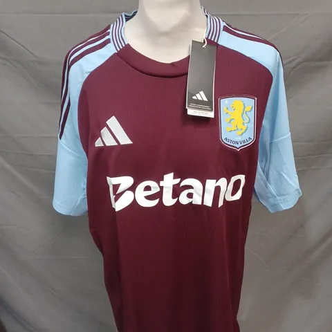 ASTON VILLA FC HOME SHIRT SIZE L