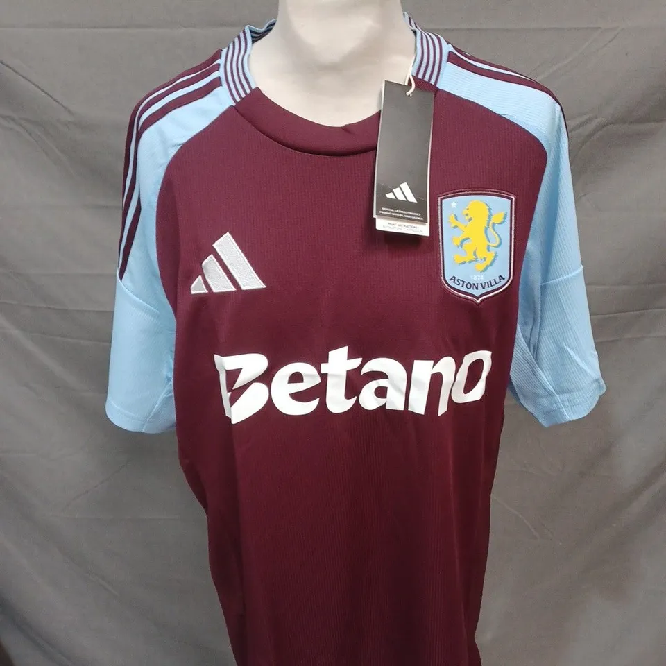 ASTON VILLA FC HOME SHIRT SIZE L