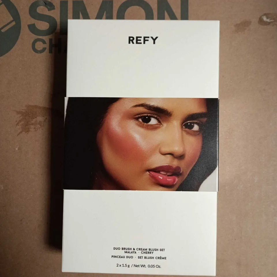 REFY DUO BRUSH & CREAM BLUSH SET – MALAYA & CHERRY