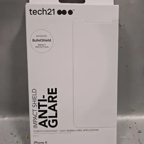 APPROX 100 TECH21 IMPACT SHIELD ANTI-GLARE SCREEN PROTECTOR IPHONE X