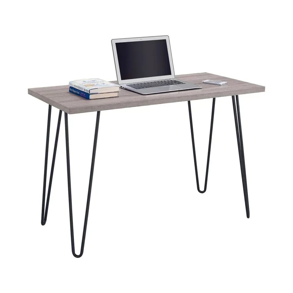 DOREL HOME DESK  GREY OAK (1 BOX)