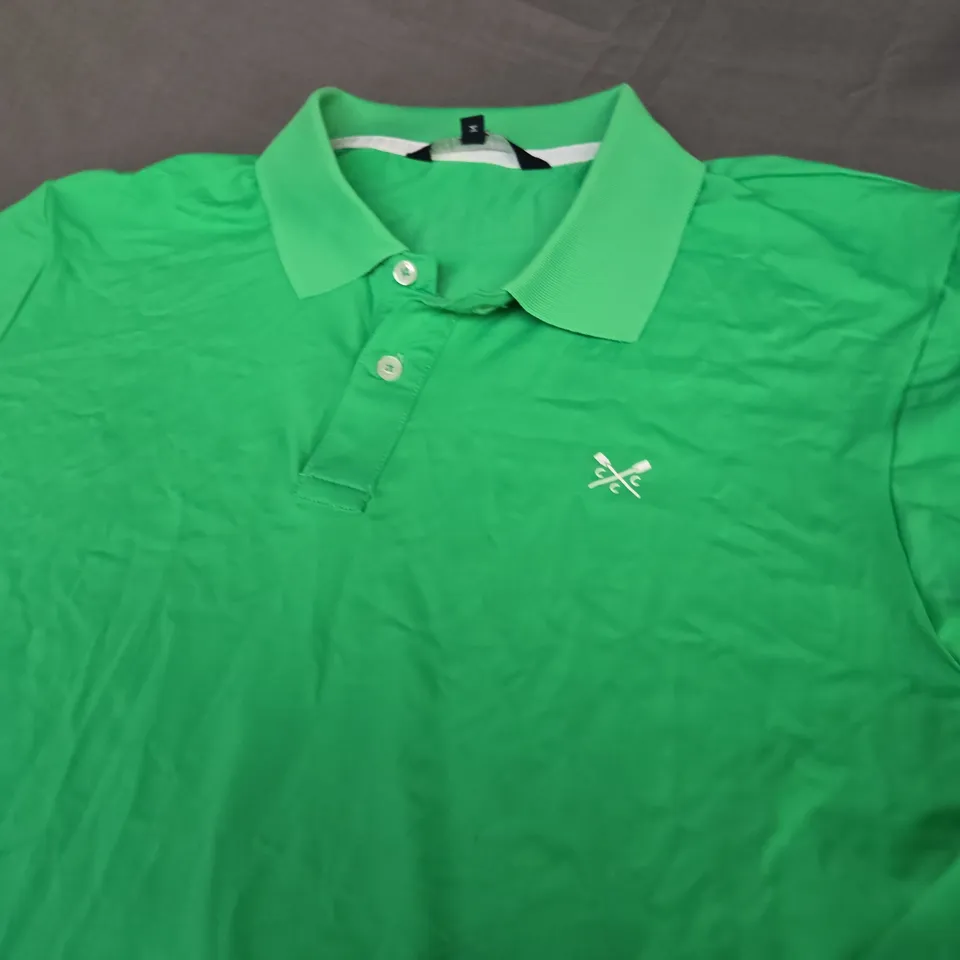 CREW CLOTHING COMPANY GOLF POLO SHIRT SIZE M