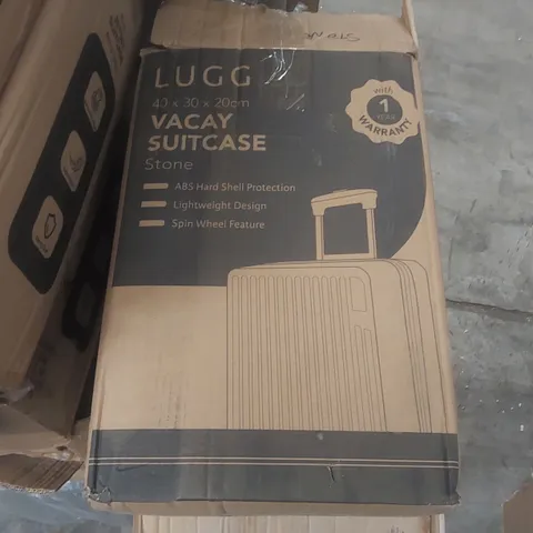 BOXED LUGG TRAVEL SUITCASE