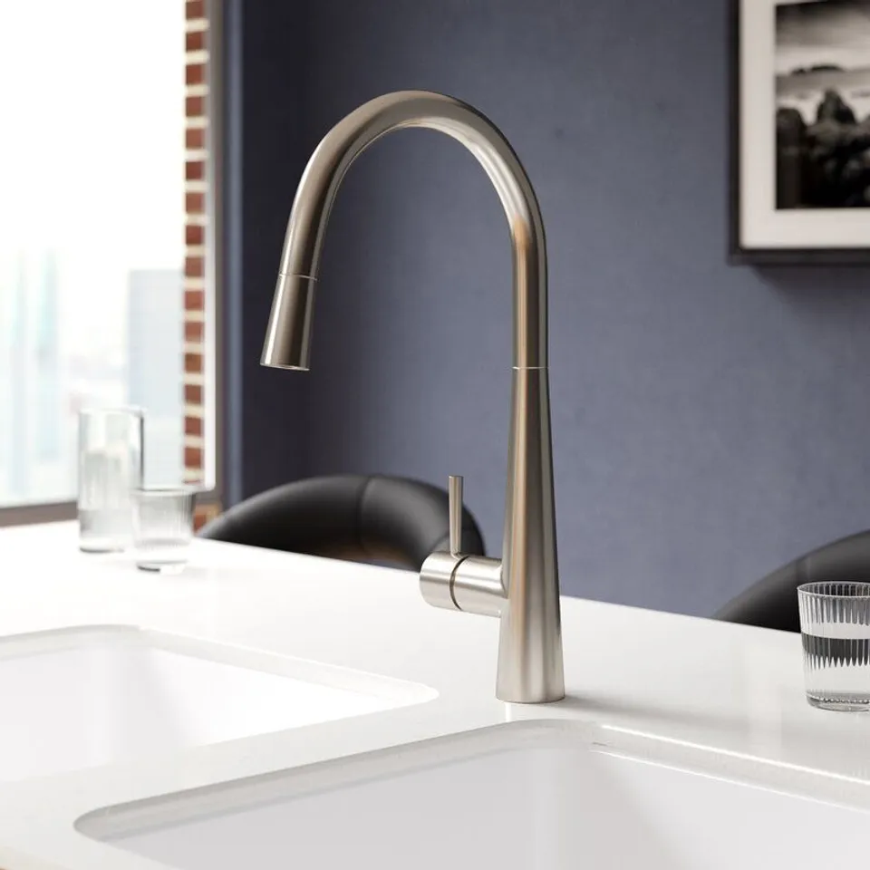 BOOKER INOX KITCHEN PULL OUT SINGLE 