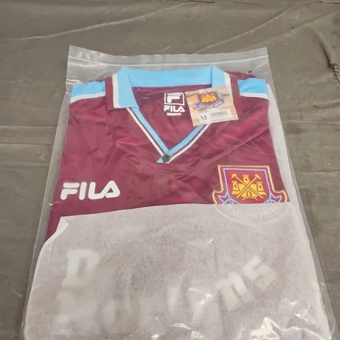 SEALED RETRO WEST HAM UNITED HOME JERSEY - SIZE M