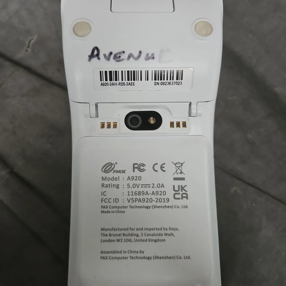 DOJO A920 CARD PAYMENT DEVICE 