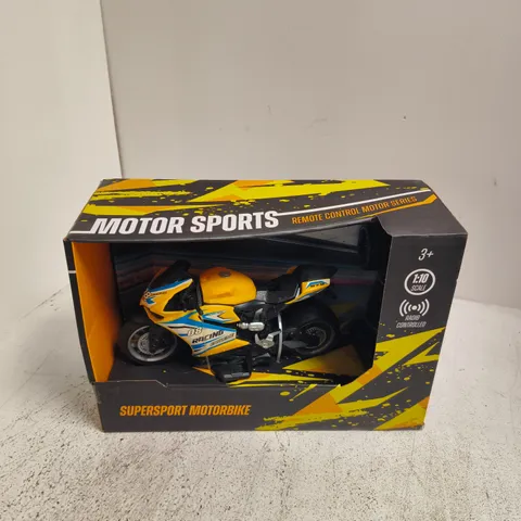 BOXED MOTOR SPORTS SUPERSPORT RC MOTORBIKE TOY