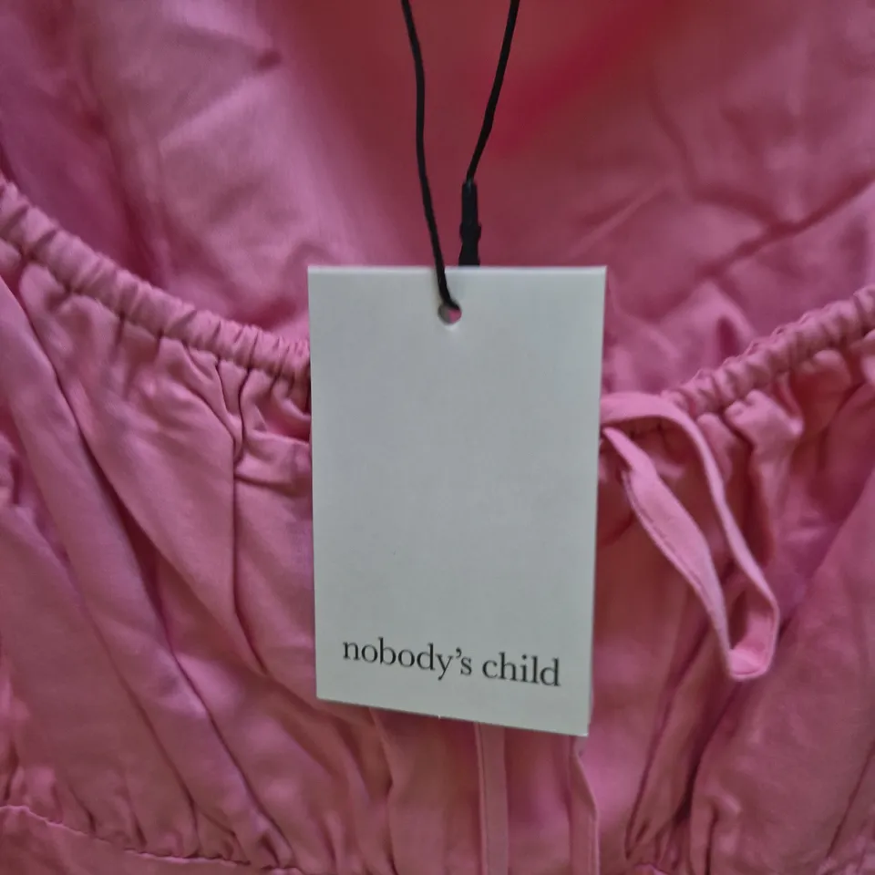 NOBODY'S CHILD GIA PINK MIDI DRESS – UK 16 (EU 44, USA 12)
