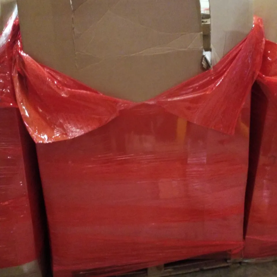 PALLET CONTAINING ASSORTED PRODUCTS INCLUDING PAPER SHREDDER, BALANCE WOODEN PARALLETTES, CHILDRENS SCOOTER, CHILDRENS BOXING BALL STAND & SEAT CUSHION