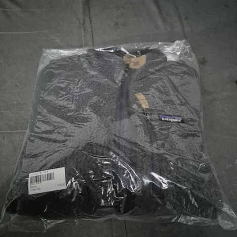 PATAGONIAL DARK GREY FLEECE JACKET SIZE M 