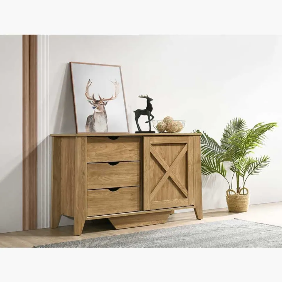 DESIGNER ABB - MIA 3 DOOR SIDEBOARD (FF4MG) - NR. 1 TOP FOR SARAH 4-DOOR BUFFET