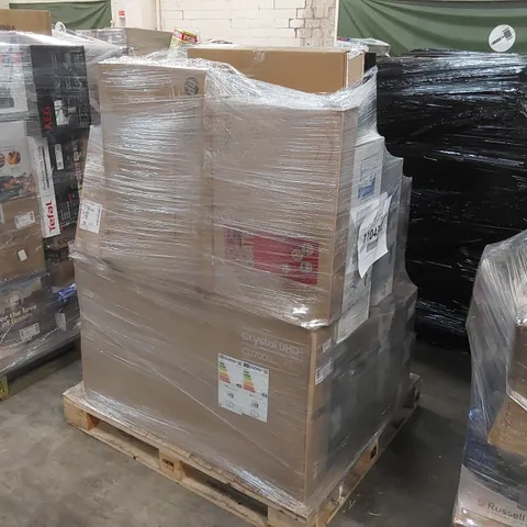 PALLET OF APPROXIMATELY 20 UNPROCESSED RAW RETURN MONITORS AND TELEVISIONS TO INCLUDE;