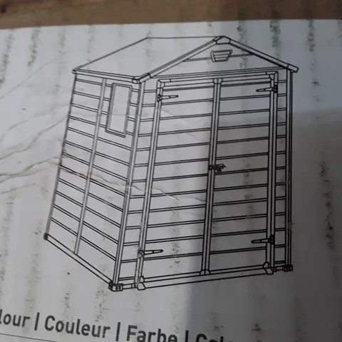 BOXED KETER MANOR MAINTENANCE-FREE SHED