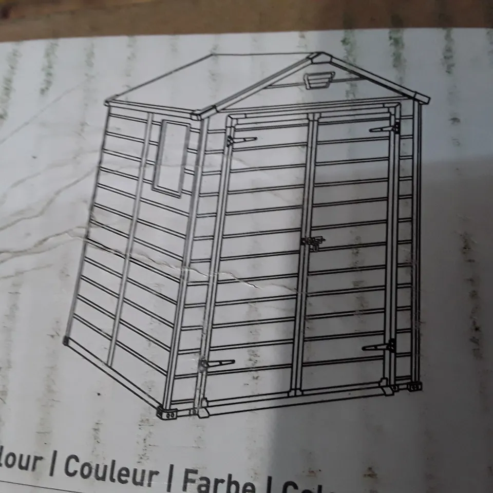 BOXED KETER MANOR MAINTENANCE-FREE SHED