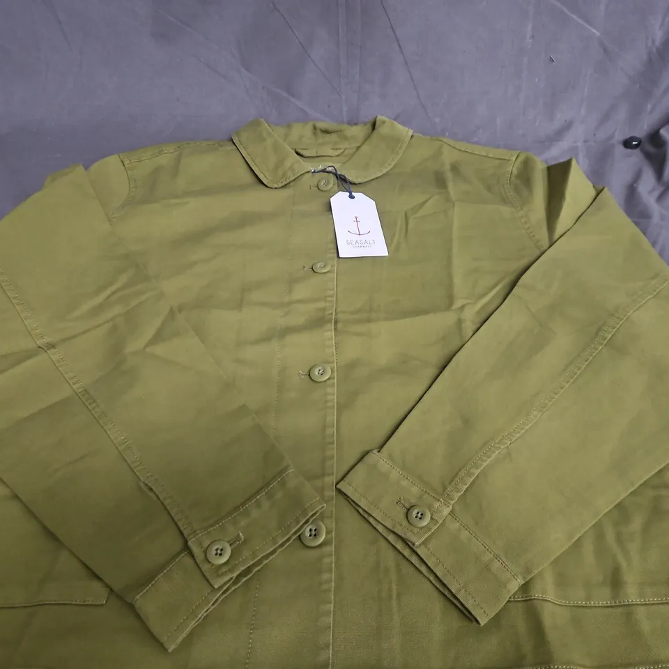 SEASALT CORNWALL COMBE LANE JACKET ALOE – UK 24