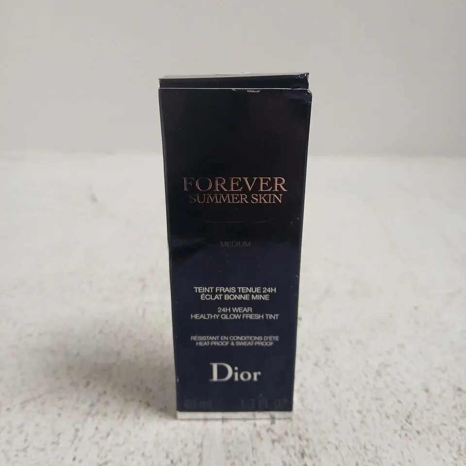 DIOR FOREVER SUMMER SKIN TEINT FLUIDE FOUNDATION – MEDIUM (40ML) – BOXED