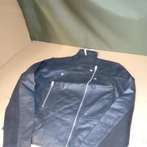 YASSOPHIE LEATHER JACKET SIZE 10