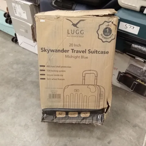 BOXED LUGG - 20INCH SKYWANDER TRAVEL SUITCASE MIDNIGHT BLUE